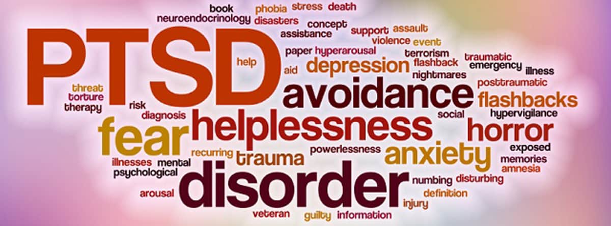 PTSD associated words